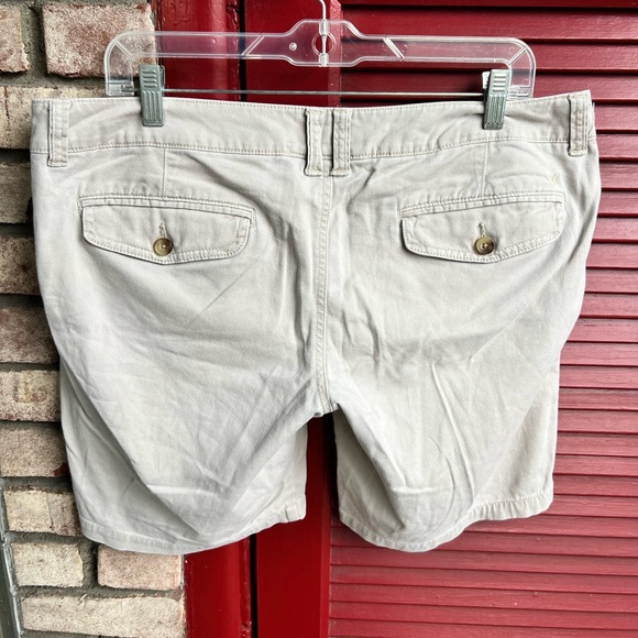 American Eagle Outfitters Size 12 Stretch Women’s Casual Tan Shorts - Picture 8 of 8